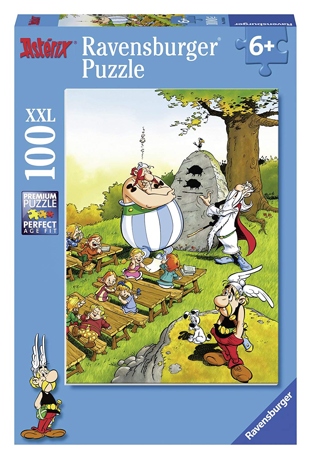 Puzzle Ravensburger - Asterix y Obelix, el alumno. 100 piezas-Ravensburger-Doctor Panush