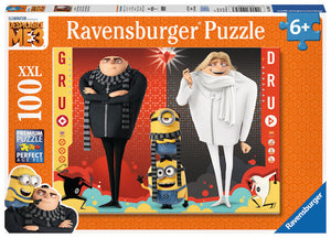Puzzle Ravensburger - Gru, Dru y los Minions. 100 piezas-Doctor Panush