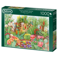 Puzzle Falcon - The Flower Show: Desert Plants. 1000 piezas-Puzzle-Falcon-Doctor Panush