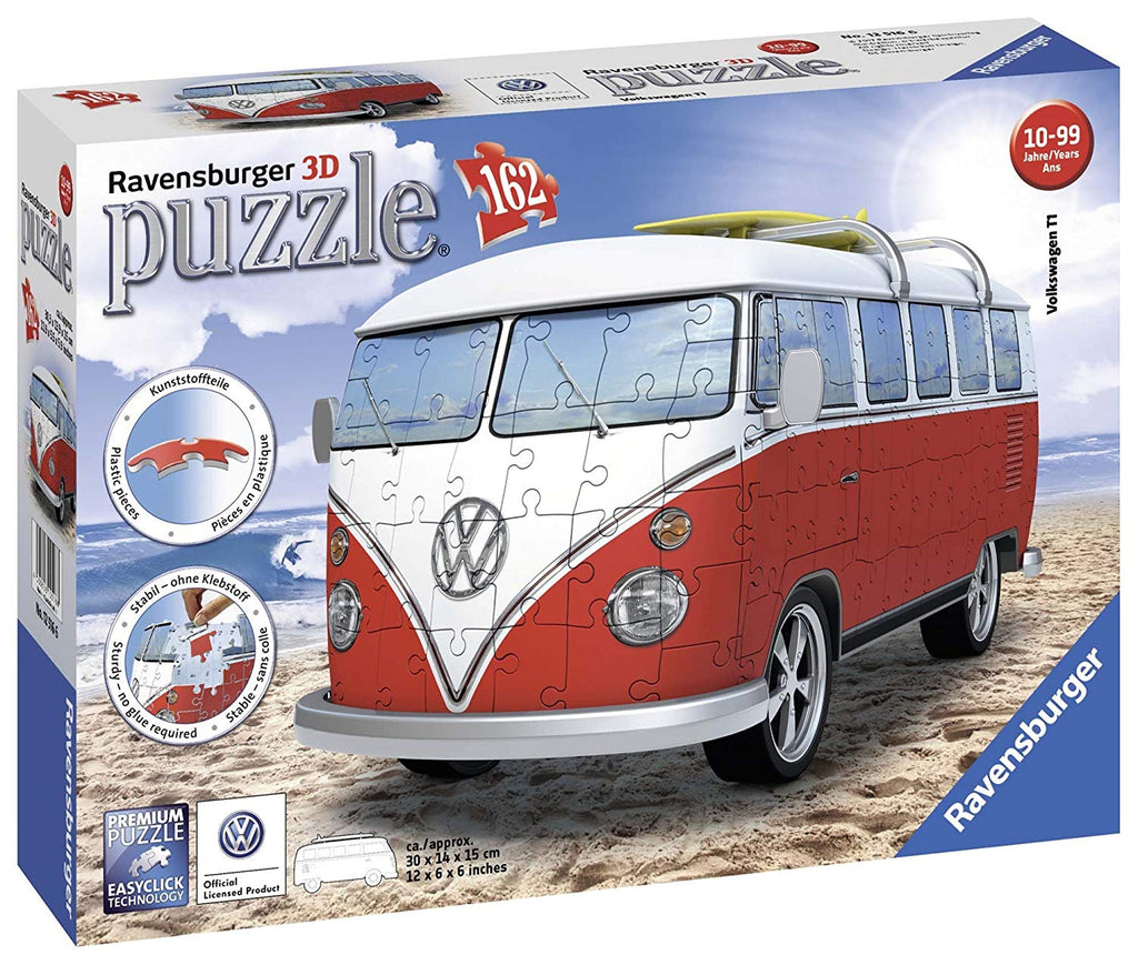Puzzle Ravensburger 3D - Furgoneta T1 Volkswagen-Ravensburger-Doctor Panush