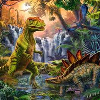 Puzzle Ravensburger - Oasis de dinosaurios. 100 piezas-Ravensburger-Doctor Panush