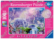 Puzzle Ravensburger - Reino de Unicornios. Glitter. 100 piezas-Ravensburger-Doctor Panush