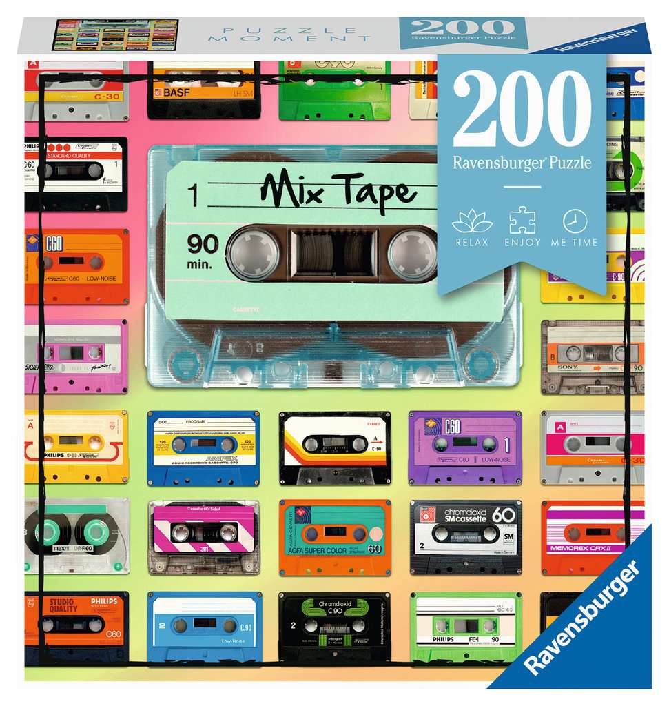 Puzzle moment Ravensburger - Mix Tape. 200 Piezas-Doctor Panush