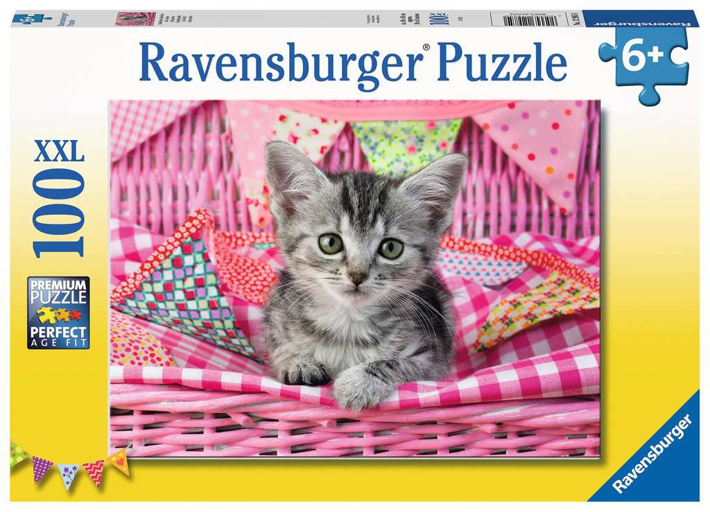 Puzzle Ravensburger - Lindo Gatito. 100 piezas