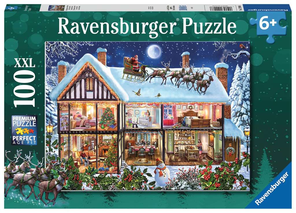 Puzzle Ravensburger - Casa de navidad. 100 piezas-Doctor Panush
