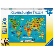 Puzzle Ravensburger - Mapa de los Animales. 150 piezas