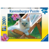 Puzzle Ravensburger - Gatito Blanco. 200 piezas