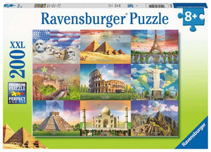 Puzzle Ravensburger 200 piezas - Monumentos del Mundo