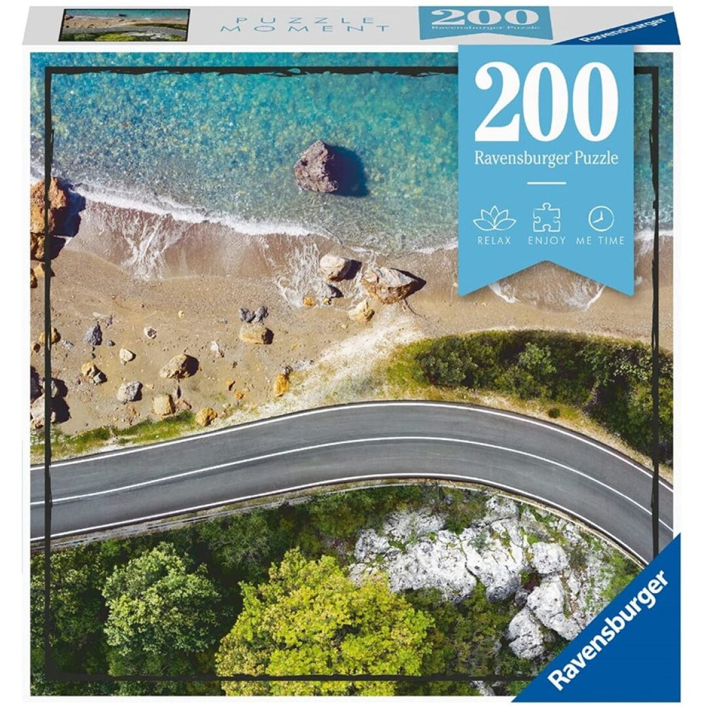 Puzzle moment Ravensburger - Beachroad. 200 Piezas