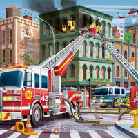 Puzzle Ravensburger 100 piezas - Rescate por los Bomberos