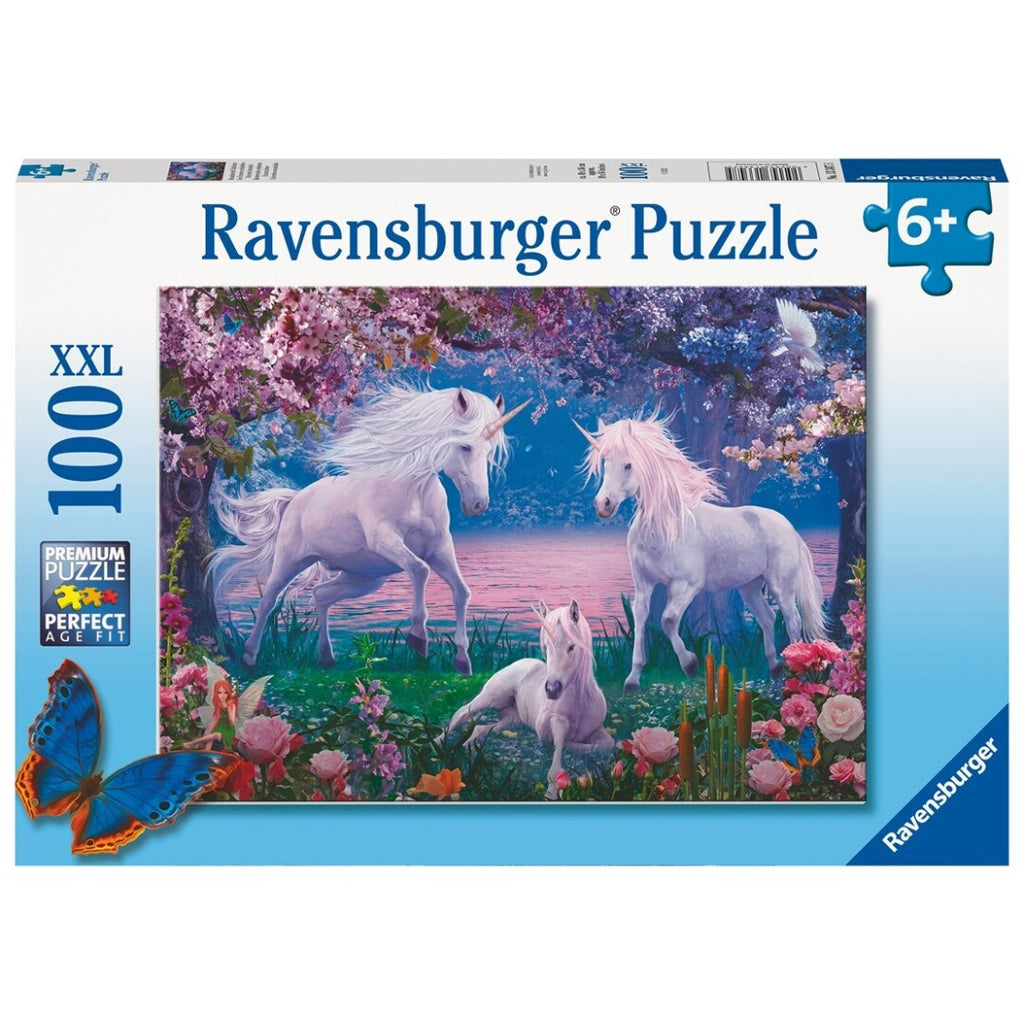 Puzzle Ravensburger - Unicornios Encantados. 100 piezas
