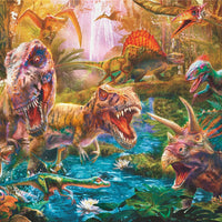 Puzzle Ravensburger - Feroces Dinosaurios. 150 piezas