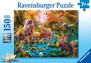 Puzzle Ravensburger - Feroces Dinosaurios. 150 piezas