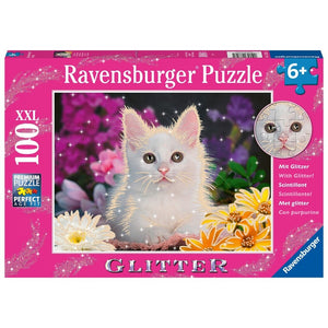 Puzzle Ravensburger - Gato Brillante. 100 piezas