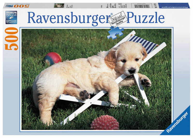 Puzzle Ravensburger - Golden Retriever 500 piezas-Doctor Panush