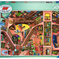 Puzzle Ravensburger - Librería. 500 piezas-Ravensburger-Doctor Panush
