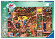 Puzzle Ravensburger - Librería. 500 piezas-Ravensburger-Doctor Panush