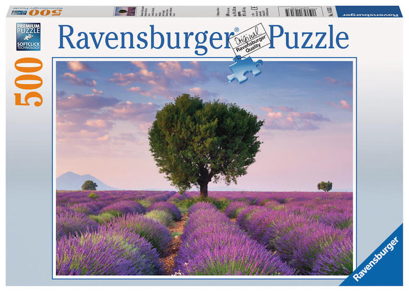 Puzzle Ravensburger - Lavanda en Valensole, Francia 500 piezas-Doctor Panush