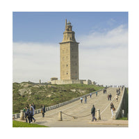 PUZZLE de MADERA Torre de Hércules (A Coruña)25 piezas-Doctor Panush-Doctor Panush