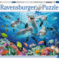 Puzzle Ravensburger - Delfines en el Arrecife 500 piezas-Doctor Panush