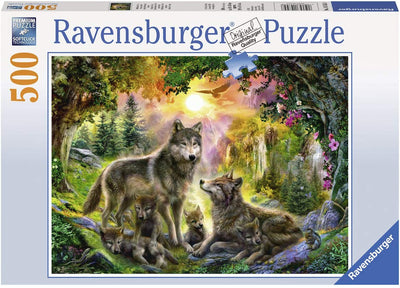 Puzzle Ravensburger - Famillia de Lobos. 500 piezas-Ravensburger-Doctor Panush