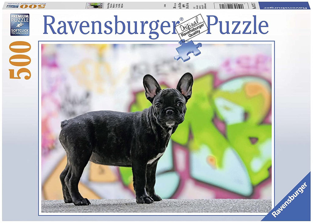 Puzzle Ravensburger - Bulldog francés. 500 piezas-Ravensburger-Doctor Panush