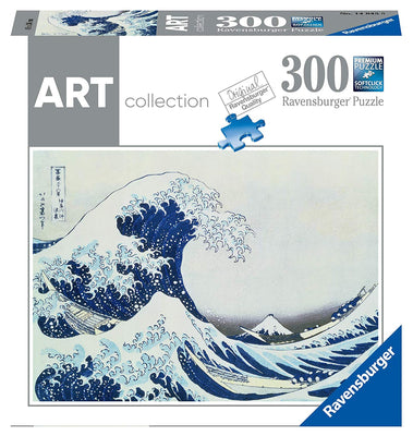 Puzzle Ravensburger - The Great Wave off Kanagawa 300 piezas XL-Ravensburger-Doctor Panush