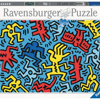Puzzle Ravensburger - 092 Color 2. Keith Haring. 1000 piezas-Puzzle-Ravensburger-Doctor Panush