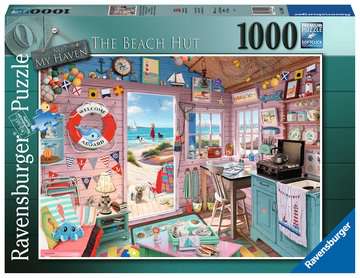 Puzzle Ravensburger - La Cabaña de la Playa. 1000 piezas-Puzzle-Ravensburger-Doctor Panush