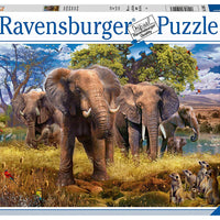 Puzzle Ravensburger - Familia de Elefantes. 500 piezas-Ravensburger-Doctor Panush