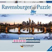 Puzzle Ravensburger - Frankfurt am Main (Panorama). 1000 piezas-Puzzle-Ravensburger-Doctor Panush