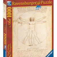 Puzzle Ravensburger - El Hombre de Vitrubio. Leonardo 1000 piezas-Doctor Panush