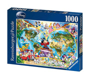 Puzzle Ravensburger - Mapamundi de Disney. 1000 piezas-Doctor Panush