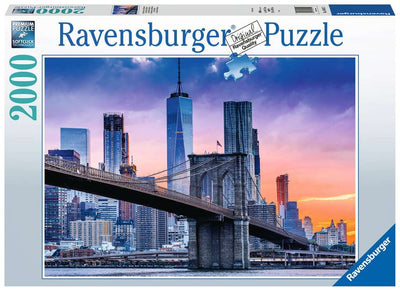 Puzzle Ravensburger - New York Skyline. De Brooklyn a Manhattan. 2000 piezas-Ravensburger-Doctor Panush