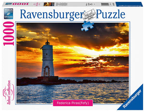 Puzzle Ravensburger - Faro de Mangiabarche. 1000 piezas-Puzzle-Ravensburger-Doctor Panush