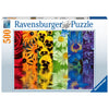 Puzzle Ravensburger - Reflexiones Florales. 500 piezas