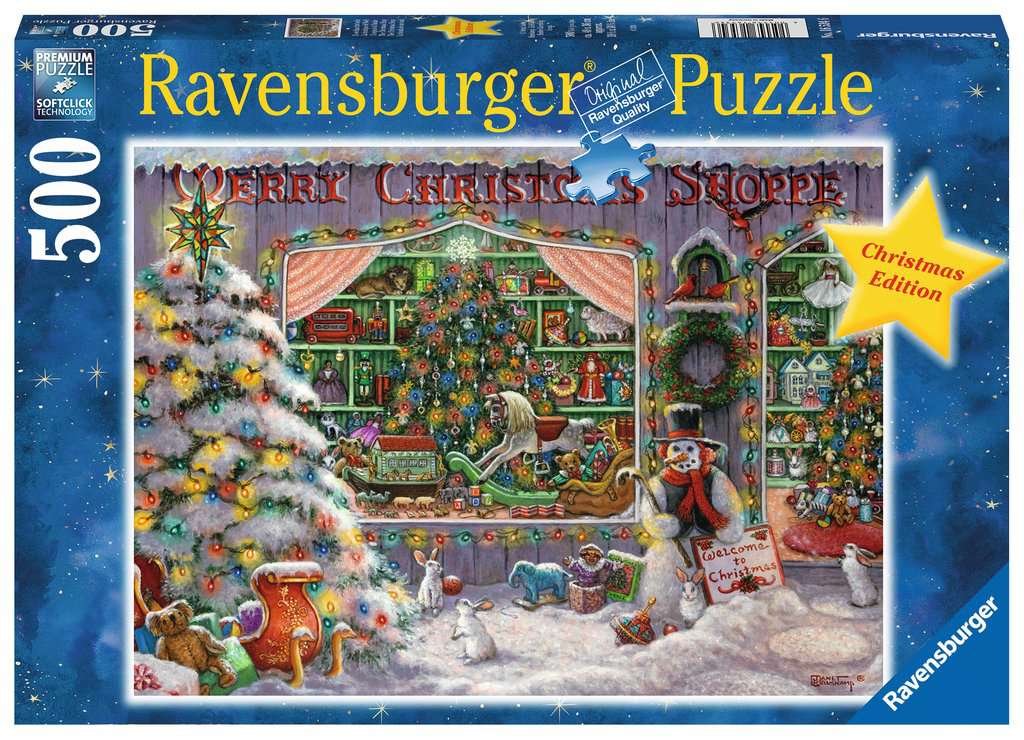 Puzzle Ravensburger - La Tienda de Navidad. 500 piezas-Doctor Panush
