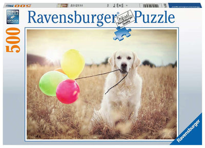 Puzzle Ravensburger - Happy Retriever. 500 piezas-Doctor Panush