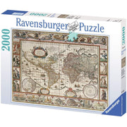 Puzzle Ravensburger - Mapamundi 1650. 2000 piezas