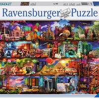 Puzzle Ravensburger - Mundo de los Libros. 2000 piezas-Doctor Panush