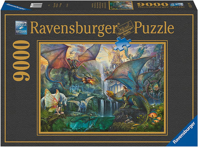 Puzzle Ravensburger - Dragones en el Bosque. 9000 piezas