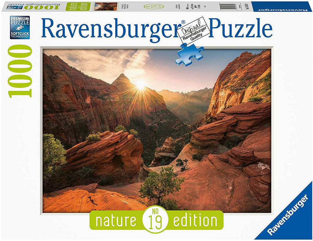 Puzzle Ravensburger - Canon Zion USA. Nature Edition. 1000 piezas-Puzzle-Ravensburger-Doctor Panush