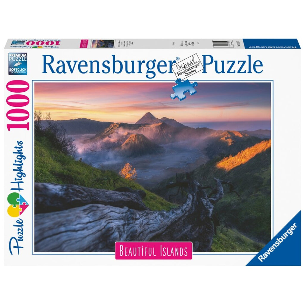 Puzzle Ravensburger - Beautiful Islands. Monte Bromo, Indonesia. 1000 piezas-Puzzle-Ravensburger-Doctor Panush
