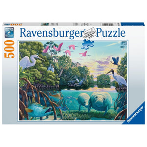 Puzzle Ravensburger - Momentos de Manatí. 500 piezas