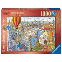 Puzzle Ravensburger - La Vuelta al Mundo en 80 días. 1000 piezas-Puzzle-Ravensburger-Doctor Panush