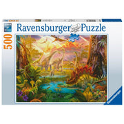 Puzzle Ravensburger - Tierra de los Dinosaurios. 500 piezas