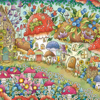 Puzzle Ravensburger - Casas de Setas Florales. 1000 piezas-Puzzle-Ravensburger-Doctor Panush