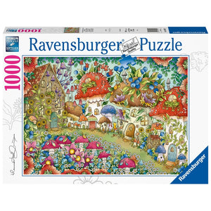 Puzzle Ravensburger - Casas de Setas Florales. 1000 piezas-Puzzle-Ravensburger-Doctor Panush