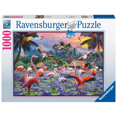 Puzzle Ravensburger - Flamingos. 1000 piezas-Puzzle-Ravensburger-Doctor Panush