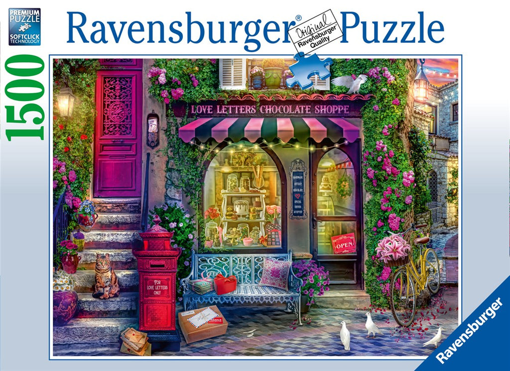 Puzzle Ravensburger - Cartas de Amor y Chocolate. 1500 Piezas